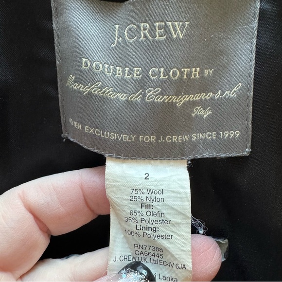 J. Crew Classic Lady Day Coat In Italian Double Cloth Wool With Thinsulate - Picture 8 of 10